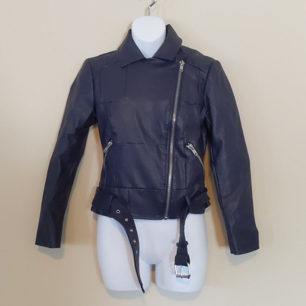 Bb Dakota Maria Vegan Leather Jacket NWOT